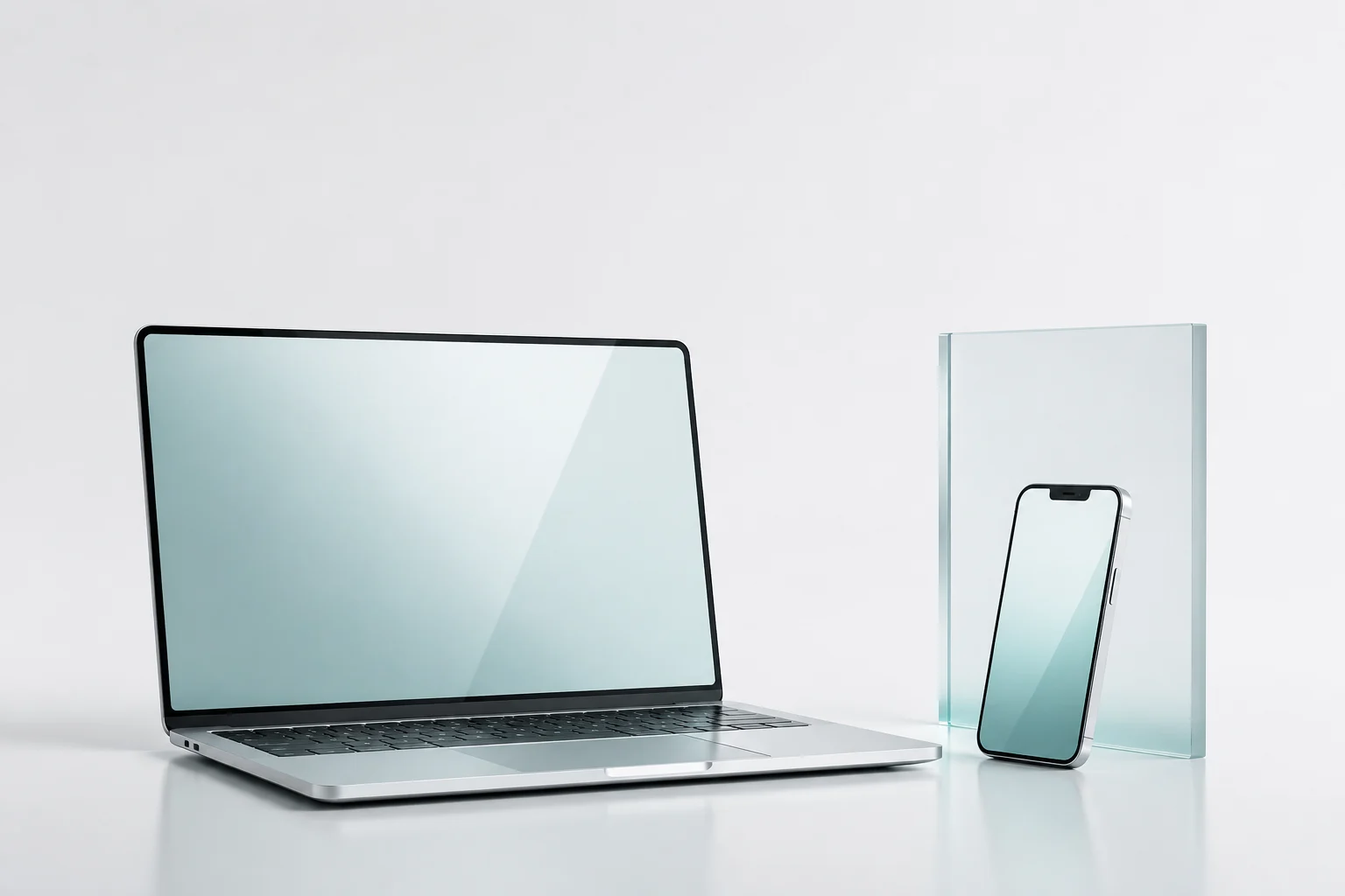 Concept render of mobile and web devices